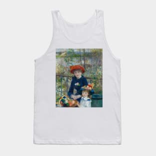 Two Sisters (On the Terrace) by Auguste Renoir Tank Top